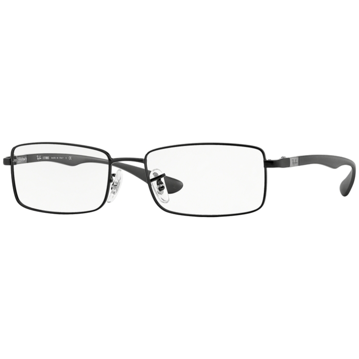 Rame ochelari de vedere barbati Ray-Ban RX6286 2509 Rectangulare Negre originale din Metal cu comanda online