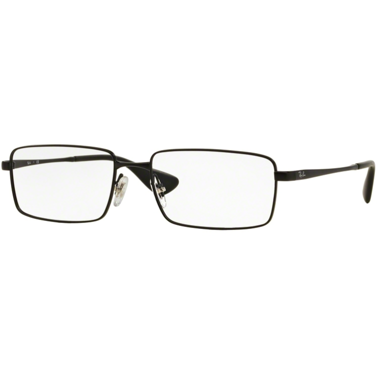 Rame ochelari de vedere barbati Ray-Ban RX6337M 2503 Rectangulare Negre originale din Metal cu comanda online