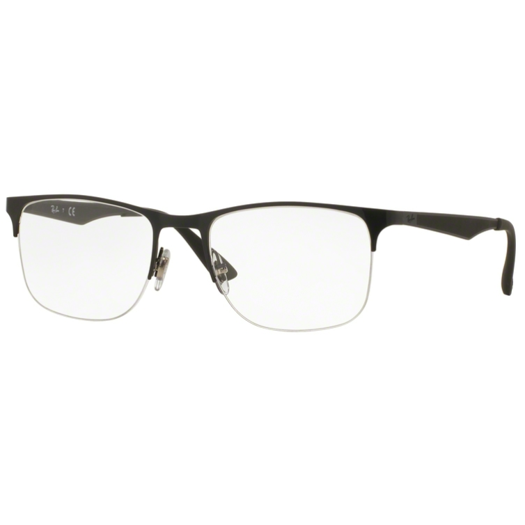Rame ochelari de vedere barbati Ray-Ban RX6362 2509 Rectangulare Negre originale din Metal cu comanda online