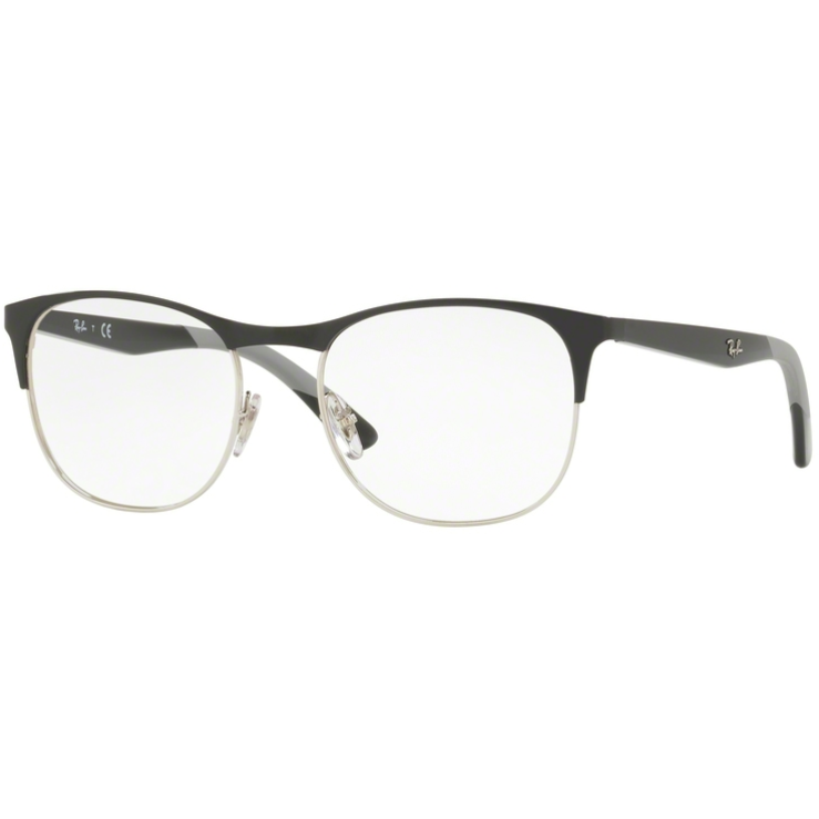 Rame ochelari de vedere barbati Ray-Ban RX6412 2861 Rotunde Negre originale din Metal cu comanda online