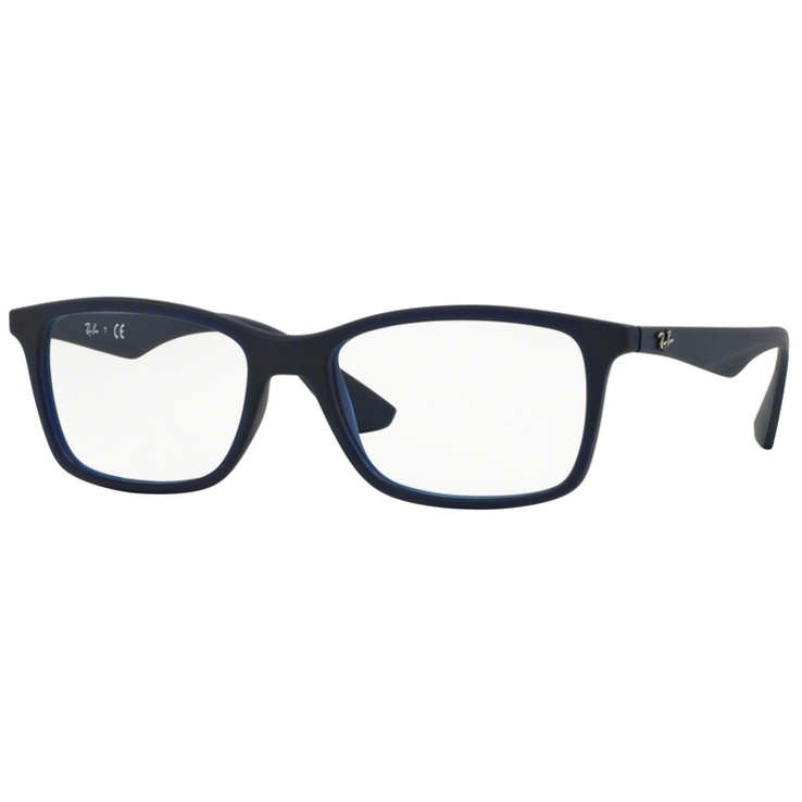 Rame ochelari de vedere barbati Ray-Ban RX7047 5450 Rectangulare Albastre originale din Plastic cu comanda online