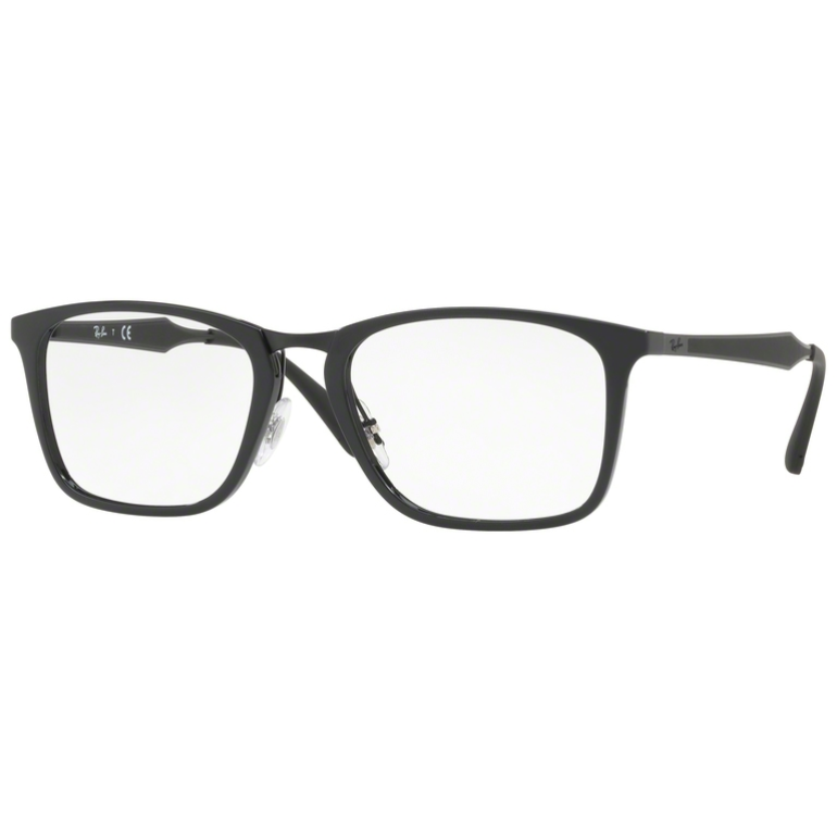Rame ochelari de vedere barbati Ray-Ban RX7131 2000 Patrate Negre originale din Plastic cu comanda online