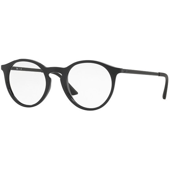 Rame ochelari de vedere barbati Ray-Ban RX7132 2000 Rotunde Negre originale din Plastic cu comanda online