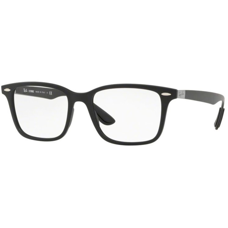 Rame ochelari de vedere barbati Ray-Ban RX7144 5204 Rectangulare Negre originale din Plastic cu comanda online