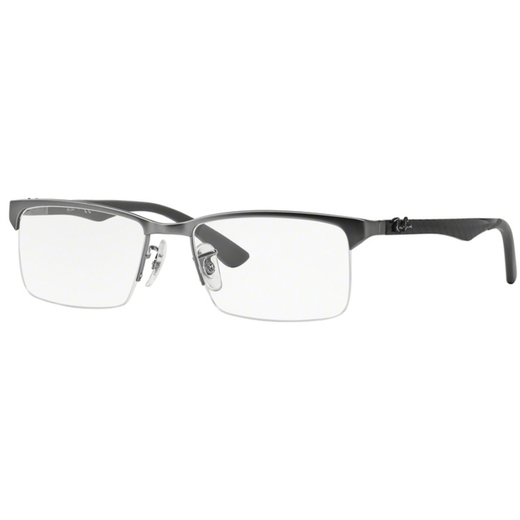 Rame ochelari de vedere barbati Ray-Ban RX8411 2714 Rectangulare Negre originale din Metal cu comanda online