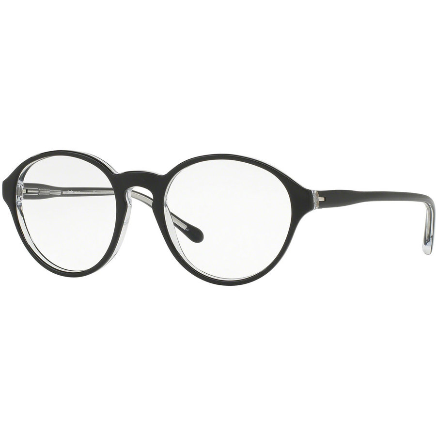 Rame ochelari de vedere barbati Sferoflex SF1146 C388 Negre Rotunde originale din Acetat cu comanda online