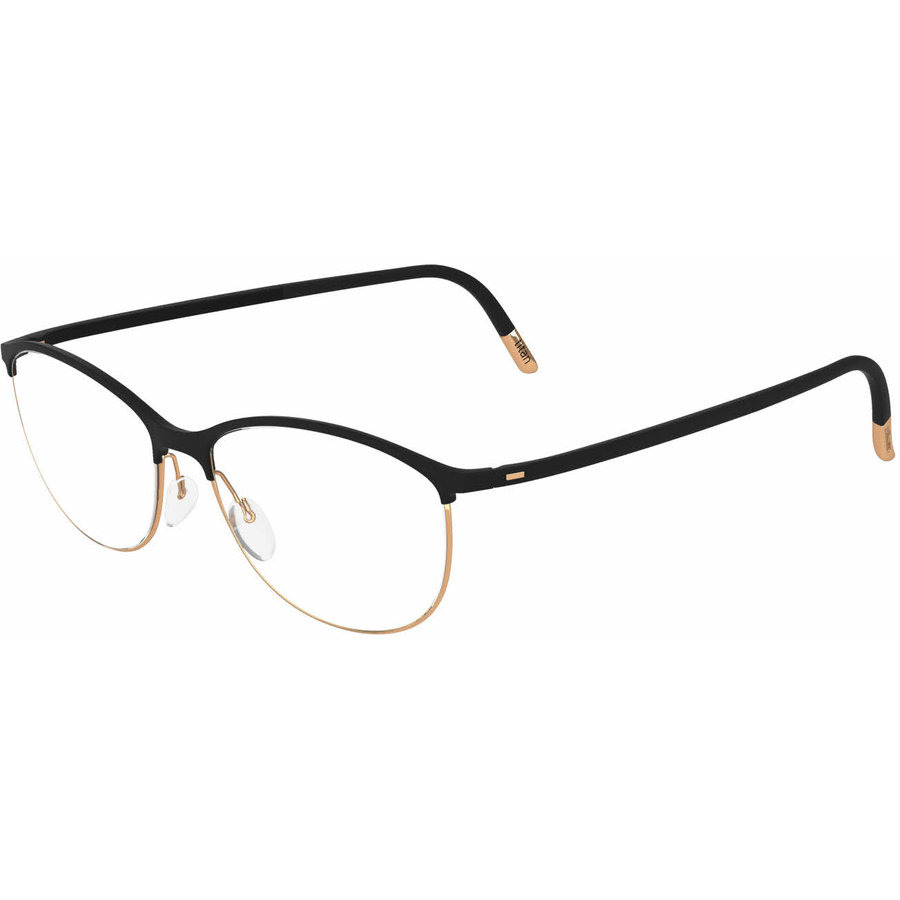 Rame ochelari de vedere barbati Silhouette 1574/20 6050 Rectangulare Negre originale din Metal cu comanda online