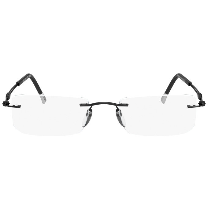 Rame ochelari de vedere barbati Silhouette 5221/50 6060 Rectangulare Negre originale din Titan cu comanda online
