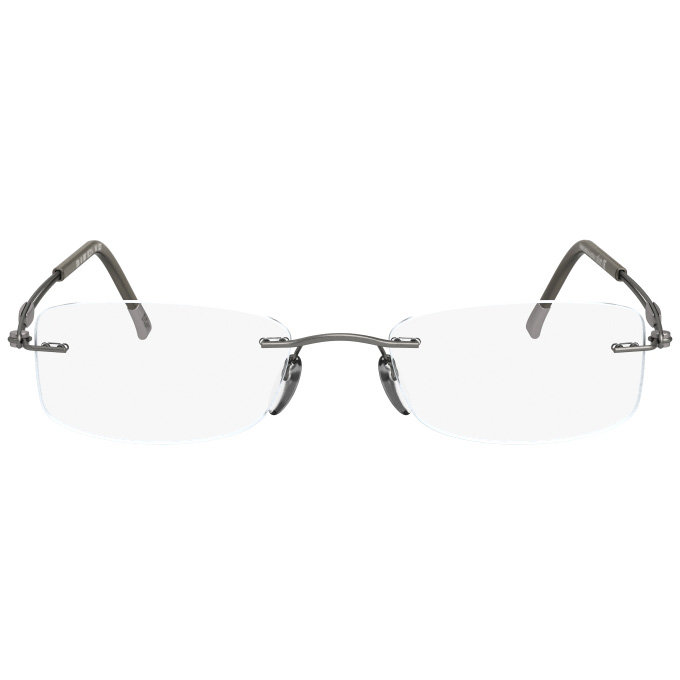 Rame ochelari de vedere barbati Silhouette 5225/40 6058-d Rectangulare Argintii originale din Titan cu comanda online