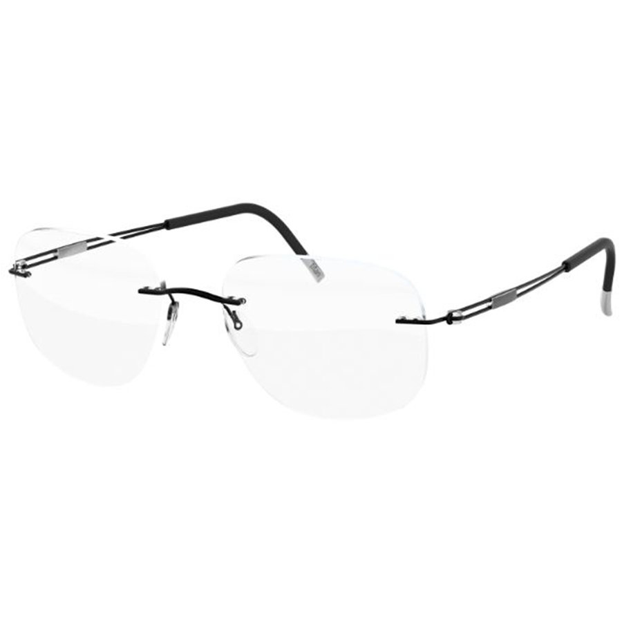 Rame ochelari de vedere barbati Silhouette 5521/EQ 9040 Rectangulare Negre originale din Metal cu comanda online