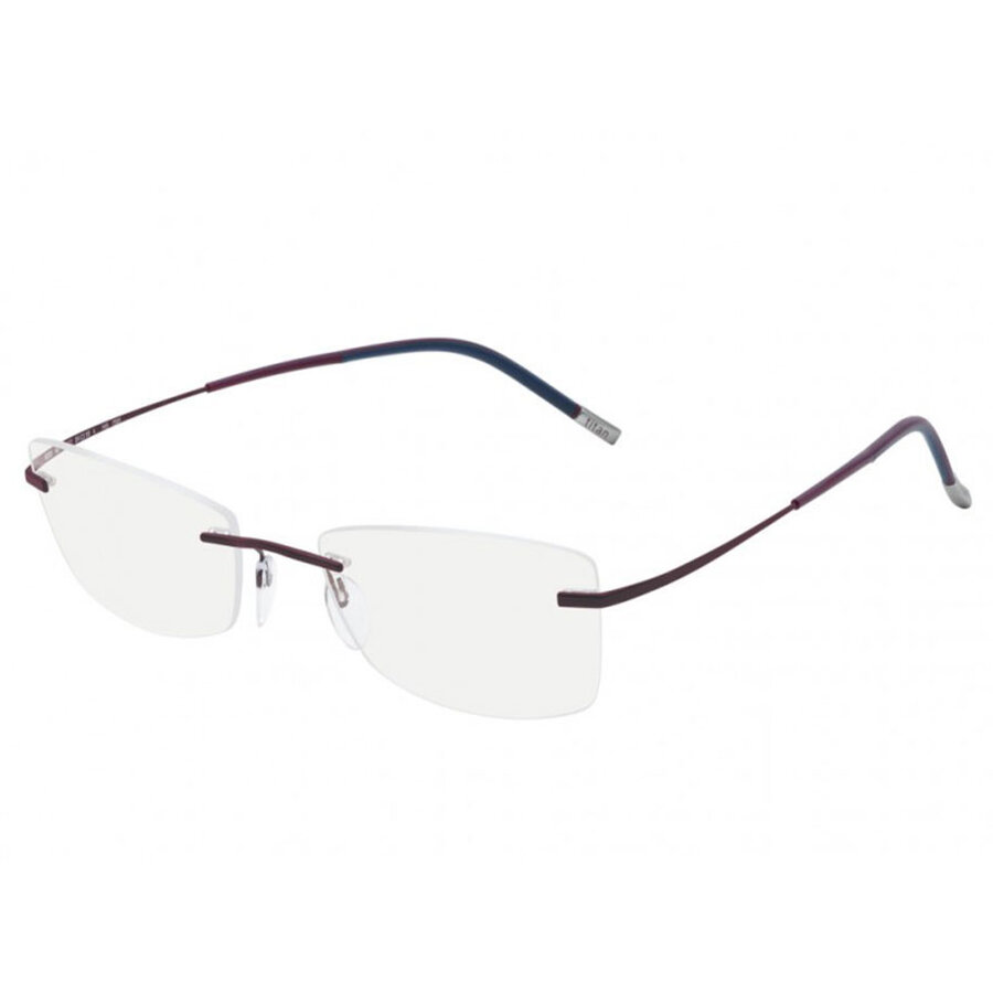 Rame ochelari de vedere barbati Silhouette 7581/40 6062 Rectangulare Negre originale din Metal cu comanda online