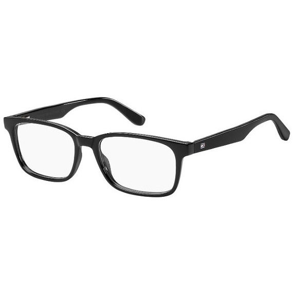 Rame ochelari de vedere barbati TOMMY HILFIGER (S) TH 1487 807 Negre Rectangulare originale din Plastic cu comanda online