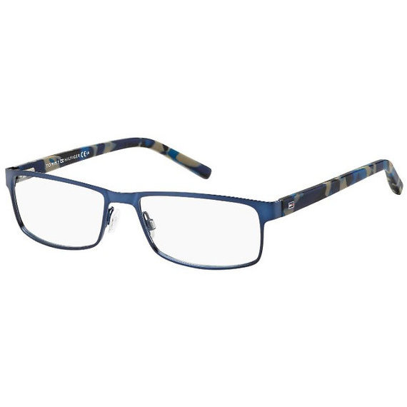 Rame ochelari de vedere barbati TOMMY HILFIGER (S) TH1127 N8J Rectangulare Albastre originale din Metal cu comanda online