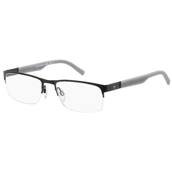 Rame ochelari de vedere barbati TOMMY HILFIGER TH 1447 LOE Rectangulare Negre originale din Metal cu comanda online