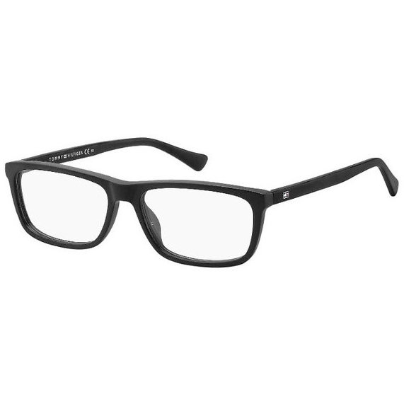 Rame ochelari de vedere barbati TOMMY HILFIGER TH 1526 003 Negre Rectangulare originale din Plastic cu comanda online