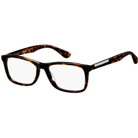 Rame ochelari de vedere barbati TOMMY HILFIGER TH 1595 086 DKHAVANA D Havana Rectangulare originale din Plastic cu comanda online