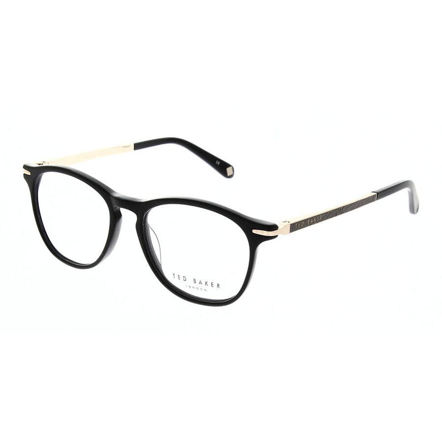 Rame ochelari de vedere barbati Ted Baker TB8160 001 Negre Ovale originale din Plastic cu comanda online