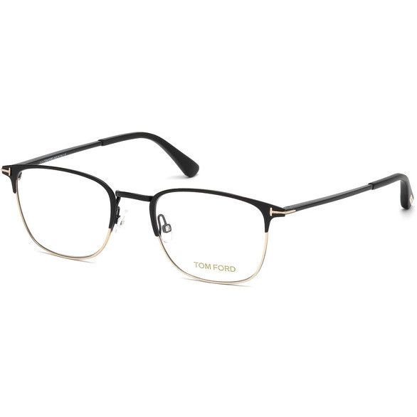 Rame ochelari de vedere barbati Tom Ford FT5453 002 Rectangulare Negre originale din Metal cu comanda online