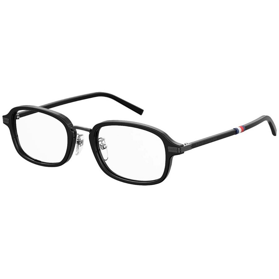 Rame ochelari de vedere barbati Tommy Hilfiger TH 1699/F 807 Ovale Negre originale din Plastic cu comanda online