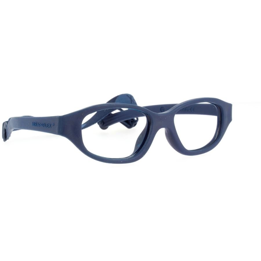 Rame ochelari de vedere copii Miraflex Eva 43/15 DS Rectangulare Albastre originali cu rama de Silicon cu comanda online