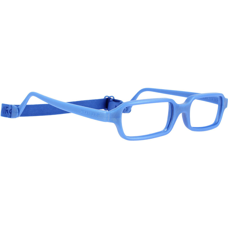 Rame ochelari de vedere copii Miraflex NEW BABY 4 DP Rectangulare Albastre originali cu rama de Silicon cu comanda online
