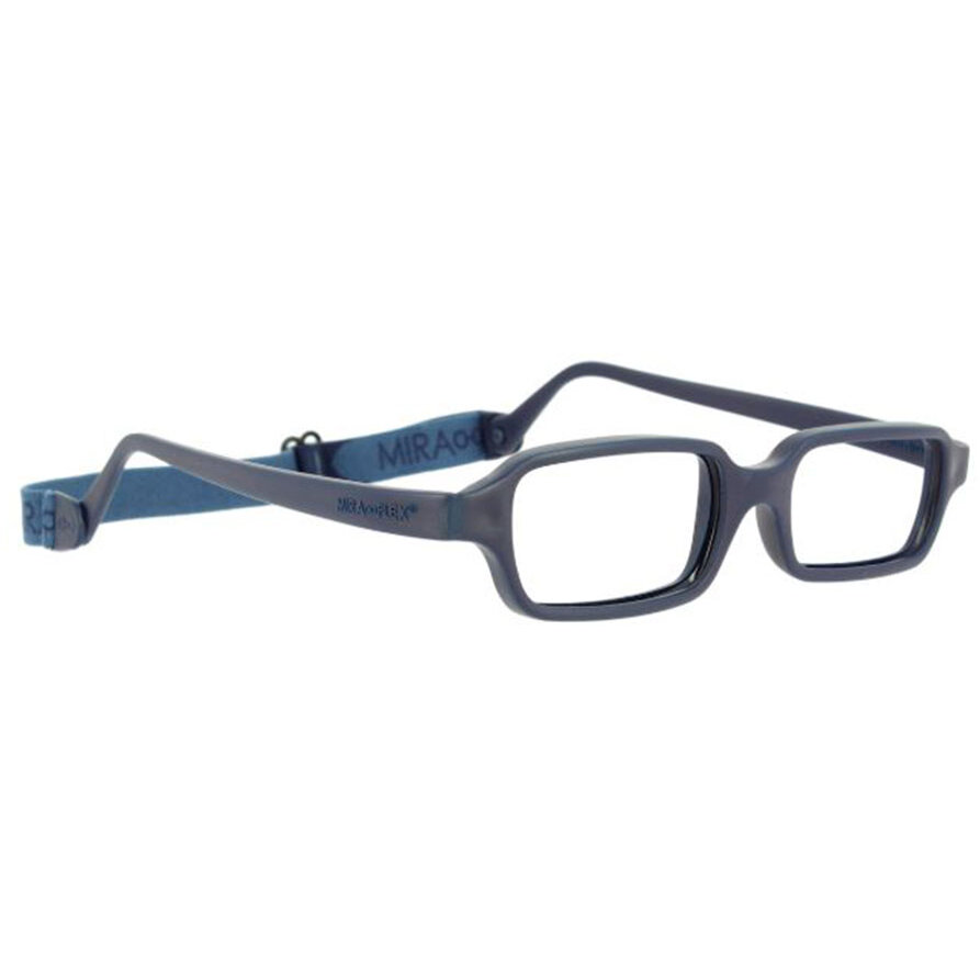 Rame ochelari de vedere copii Miraflex NEW BABY DS 42 Rectangulare Albastre originali cu rama de Silicon cu comanda online