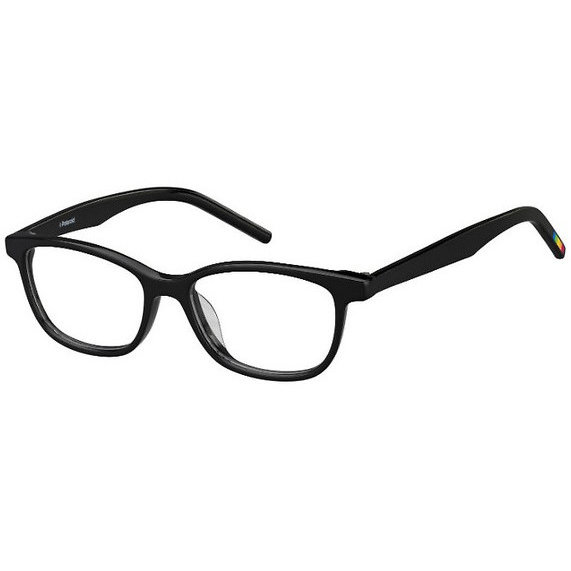 Rame ochelari de vedere copii POLAROID PLD D802 807 Rectangulare Negre originali cu rama de Plastic cu comanda online