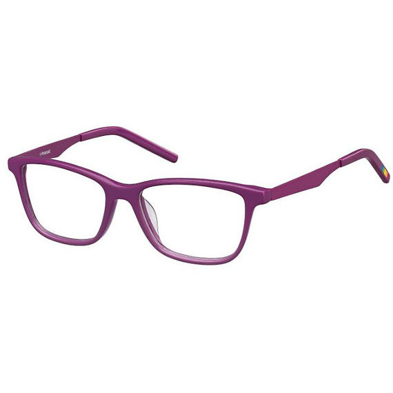 Rame ochelari de vedere copii POLAROID PLD D805 HSO Rectangulare Mov originali cu rama de Plastic cu comanda online