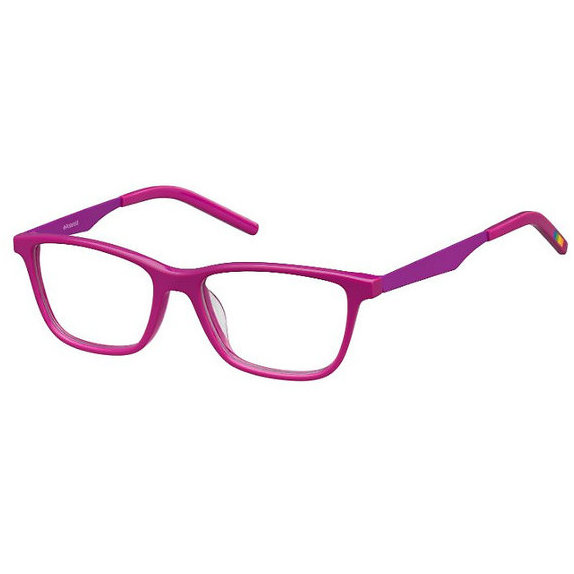 Rame ochelari de vedere copii POLAROID PLD D805 HU2 Rectangulare Roz originali cu rama de Plastic cu comanda online