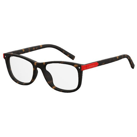 Rame ochelari de vedere copii POLAROID PLD D811 086 Rectangulare Negre-Havana originali cu rama de Plastic cu comanda online