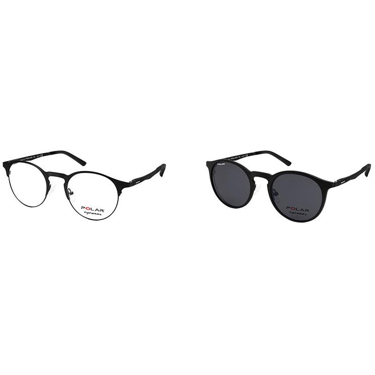 Rame ochelari de vedere copii Polar 453 | 76 K45376 Clip-on Negre originali cu rama de Metal cu comanda online