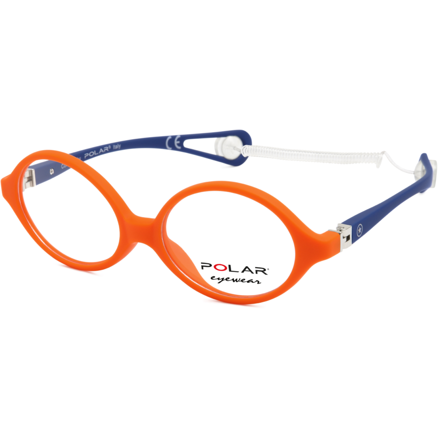 Rame ochelari de vedere copii Polar 556 | 23 K55623 Ovale Albastre-Portocalii originali cu rama de Acetat cu comanda online