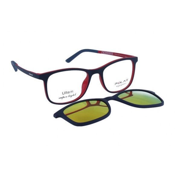 Rame ochelari de vedere copii Polar CLIP-ON 450 | 01 K45001 Clip-on Negre originali cu rama de Acetat cu comanda online