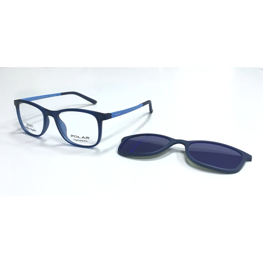 Rame ochelari de vedere copii Polar CLIP-ON 450 | 02 Clip-on Albastre originali cu rama de Plastic cu comanda online