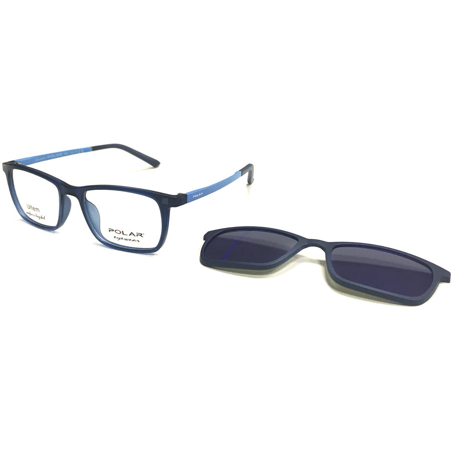 Rame ochelari de vedere copii Polar CLIP-ON 451 | 03 Clip-on Albastre originali cu rama de Plastic cu comanda online