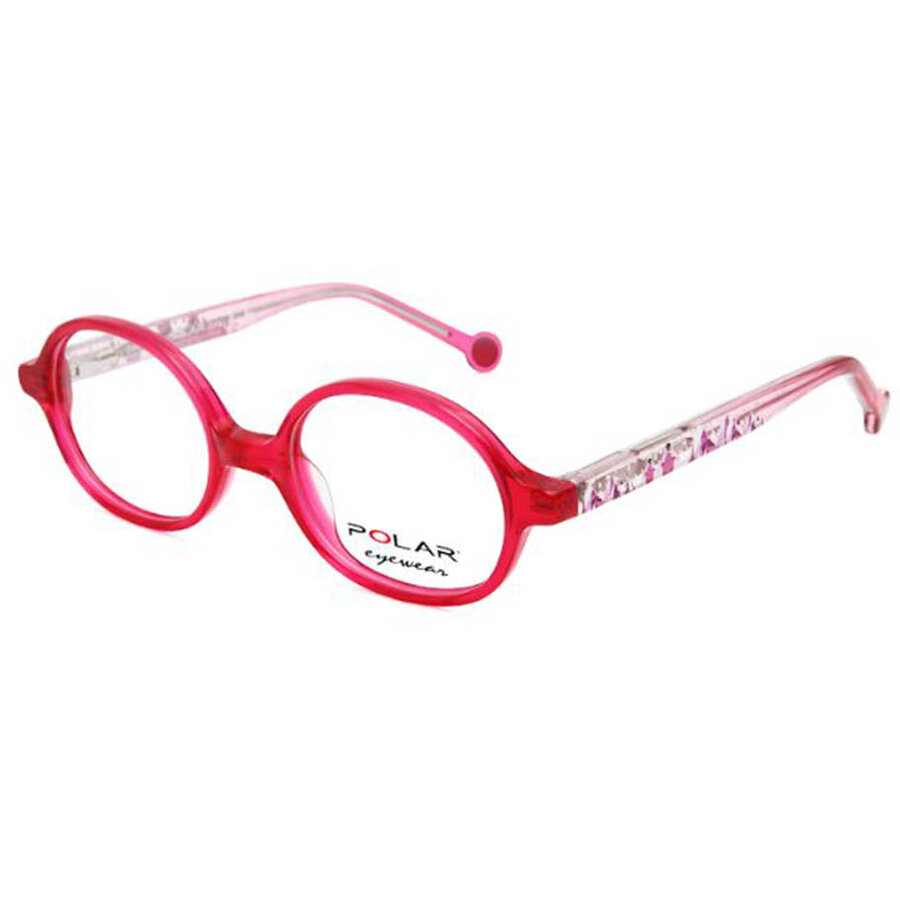 Rame ochelari de vedere copii Polar Young 20| 08 Rotunde Roz originali cu rama de Plastic cu comanda online