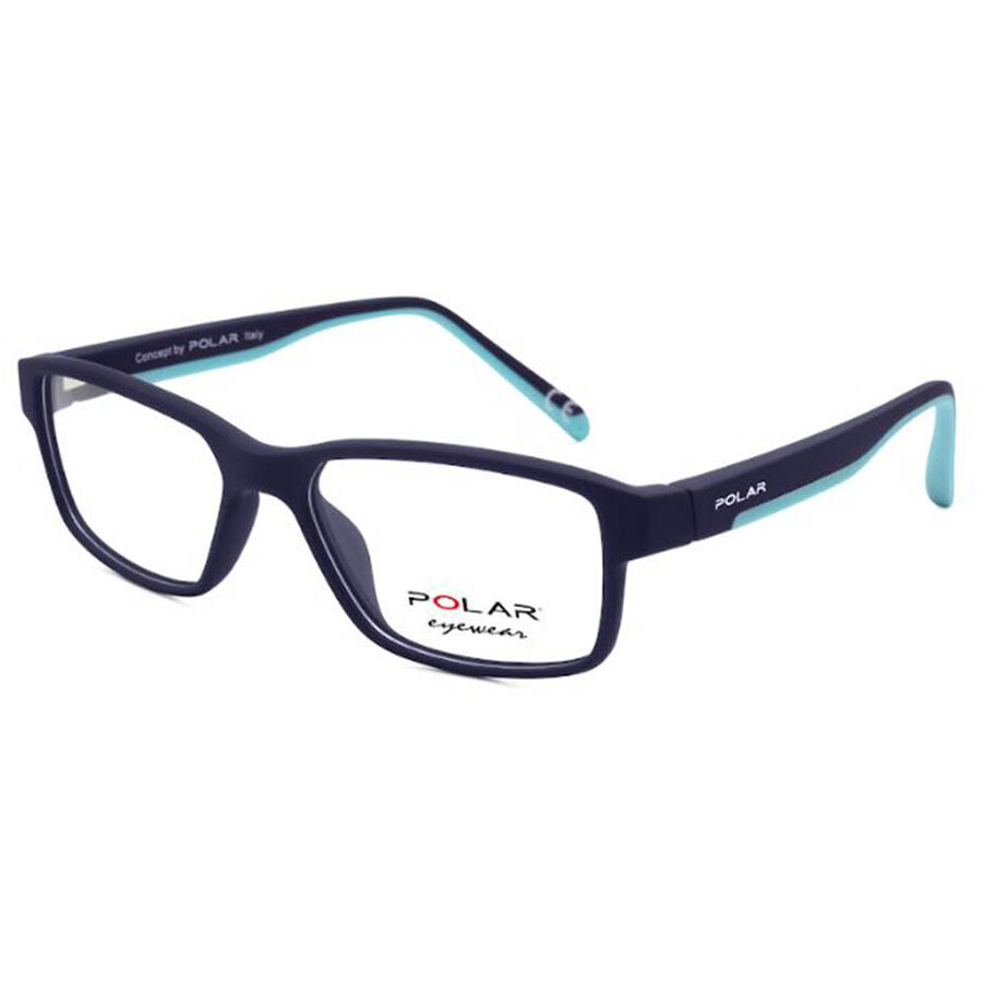 Rame ochelari de vedere copii Polar Young 25 | 20 Rectangulare Albastre originali cu rama de Plastic cu comanda online