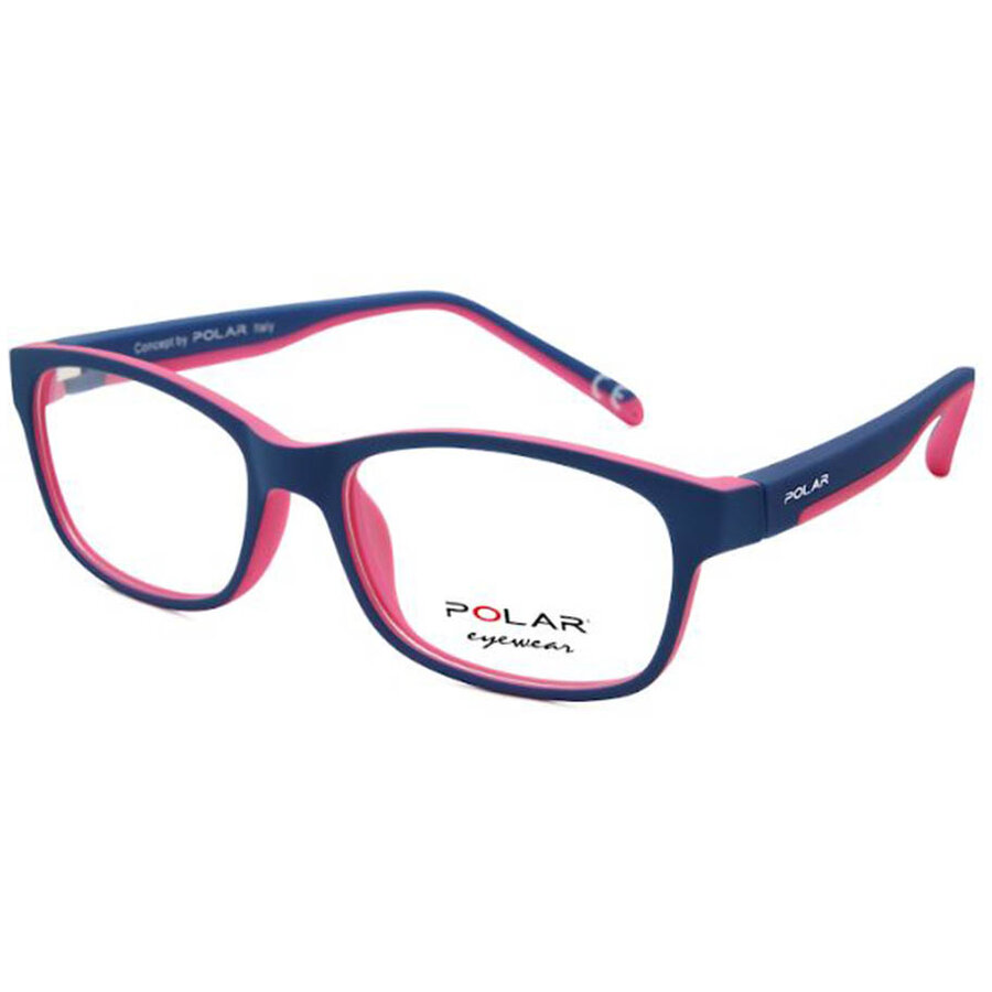 Rame ochelari de vedere copii Polar Young 26 | 20 Rectangulare Albastre-Roz originali cu rama de Plastic cu comanda online