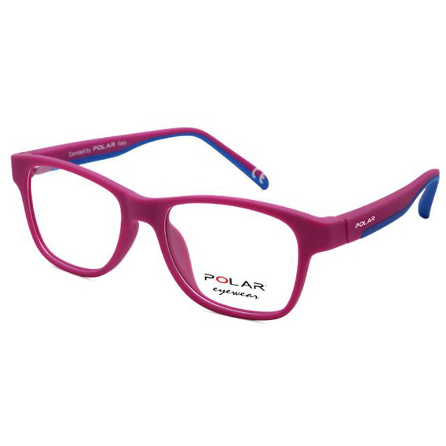 Rame ochelari de vedere copii Polar Young 27 | 08 Rectangulare Roz originali cu rama de Plastic cu comanda online