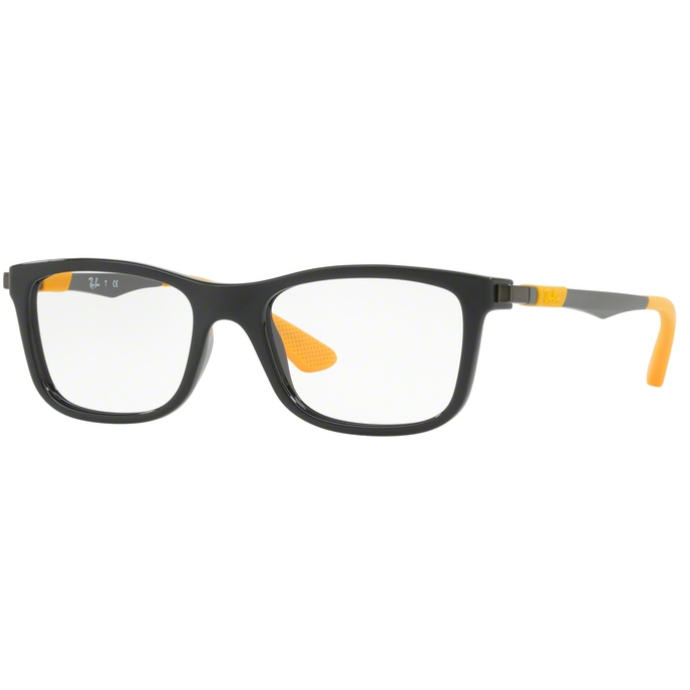 Rame ochelari de vedere copii RAY-BAN RY1549 3733 Rectangulare Negre-Galben originali cu rama de Plastic cu comanda online