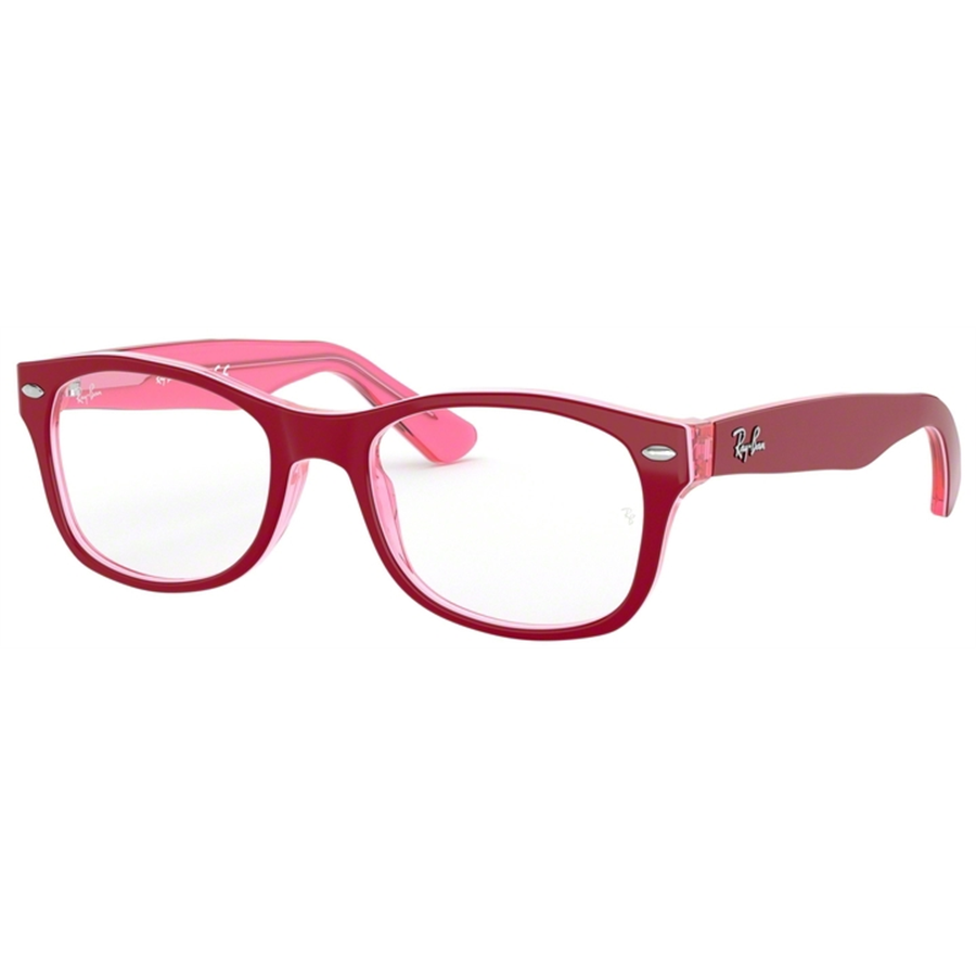 Rame ochelari de vedere copii Ray-Ban RY1528 3761 Patrate Visinii originali cu rama de Plastic cu comanda online