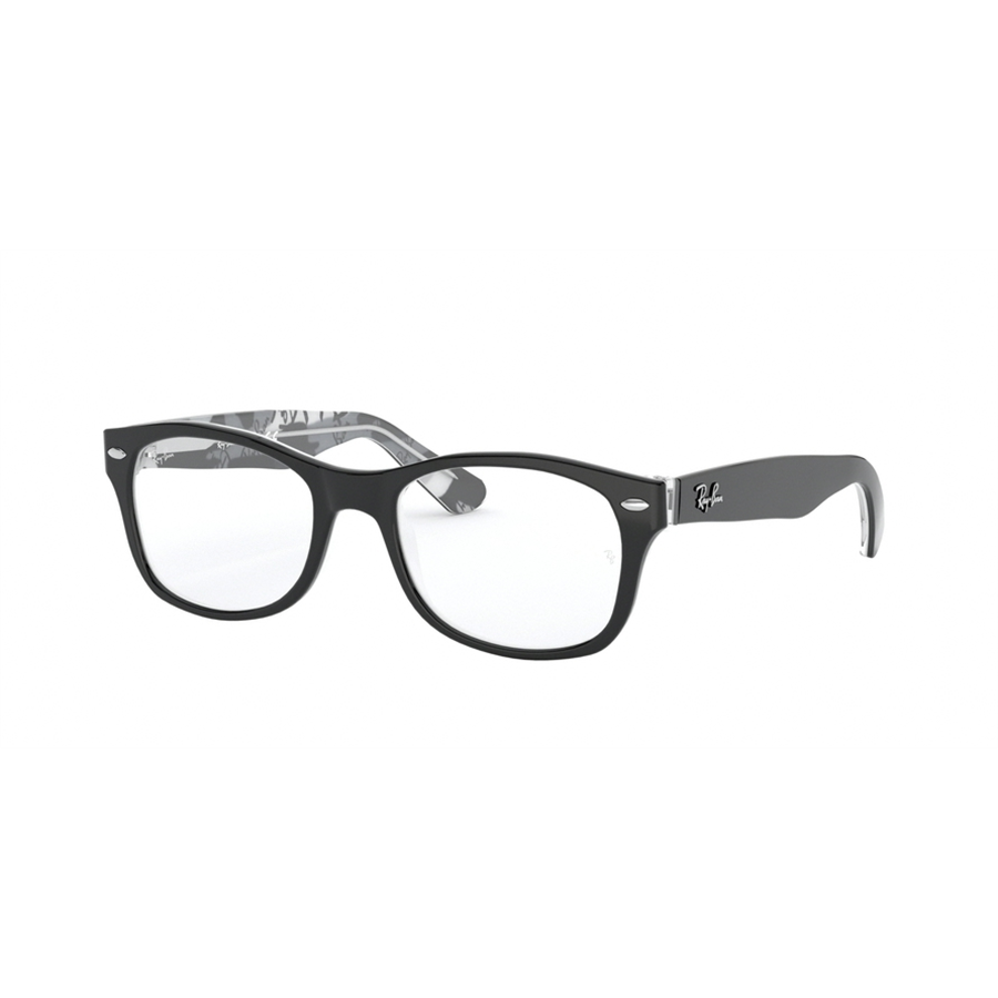 Rame ochelari de vedere copii Ray-Ban RY1528 3803 Patrate Negre originali cu rama de Plastic cu comanda online