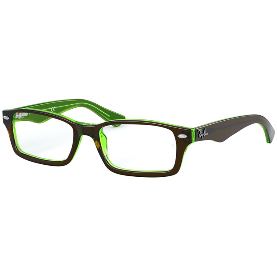 Rame ochelari de vedere copii Ray-Ban RY1530 3665 Rectangulare Maro originali cu rama de Plastic cu comanda online
