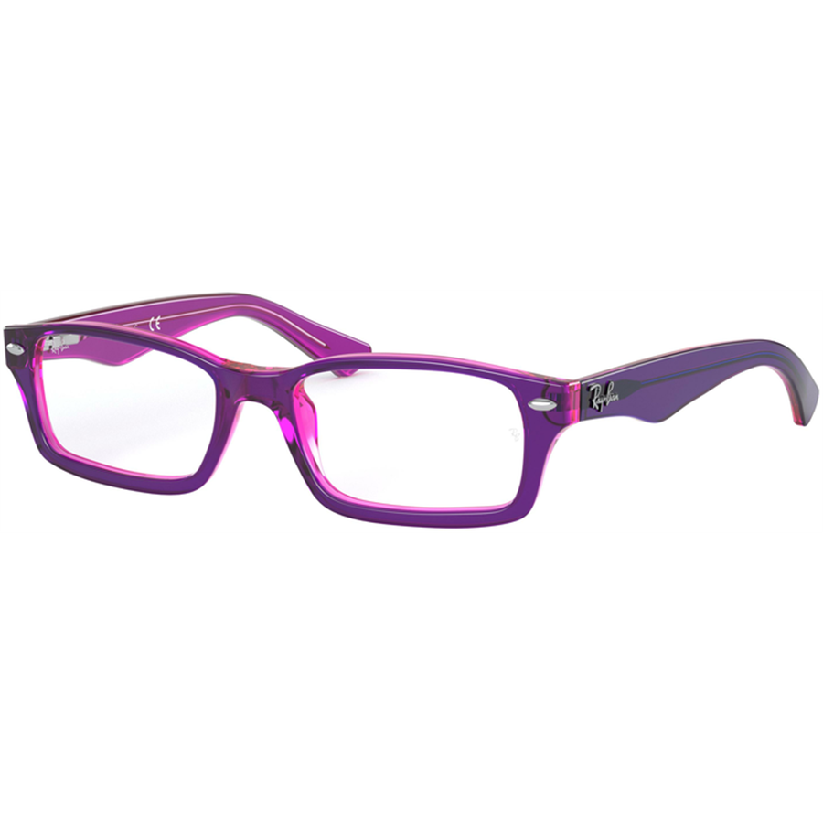 Rame ochelari de vedere copii Ray-Ban RY1530 3666 Rectangulare Violet originali cu rama de Plastic cu comanda online