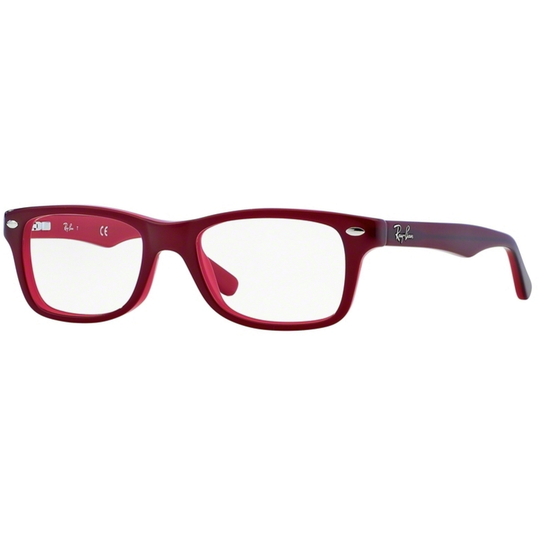 Rame ochelari de vedere copii Ray-Ban RY1531 3592 Rectangulare Rosii originali cu rama de Plastic cu comanda online