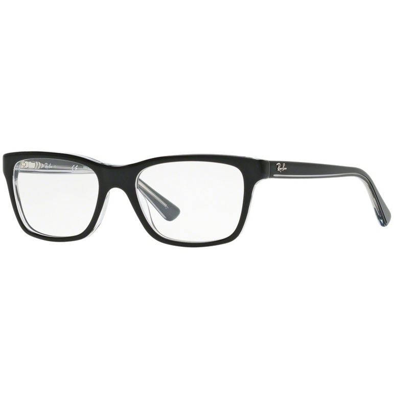Rame ochelari de vedere copii Ray-Ban RY1536 3529 Rectangulare Negre originali cu rama de Plastic cu comanda online