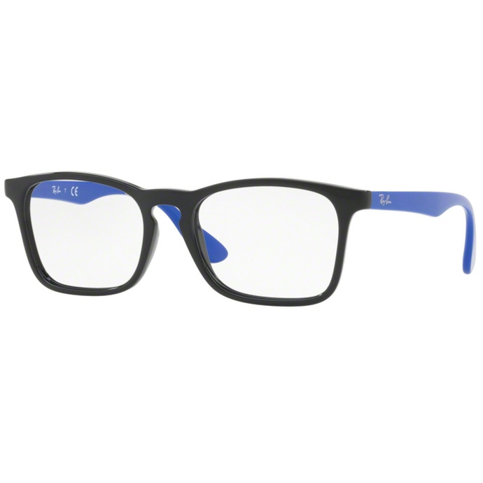 Rame ochelari de vedere copii Ray-Ban RY1553 3726 Rectangulare Negre originali cu rama de Plastic cu comanda online