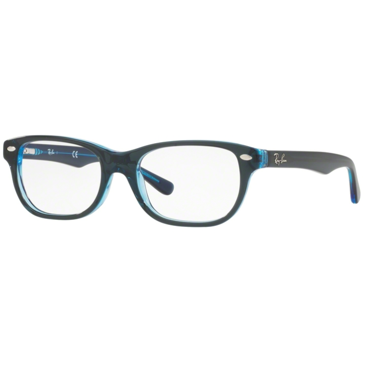 Rame ochelari de vedere copii Ray-Ban RY1555 3667 Rectangulare Albastre originali cu rama de Plastic cu comanda online