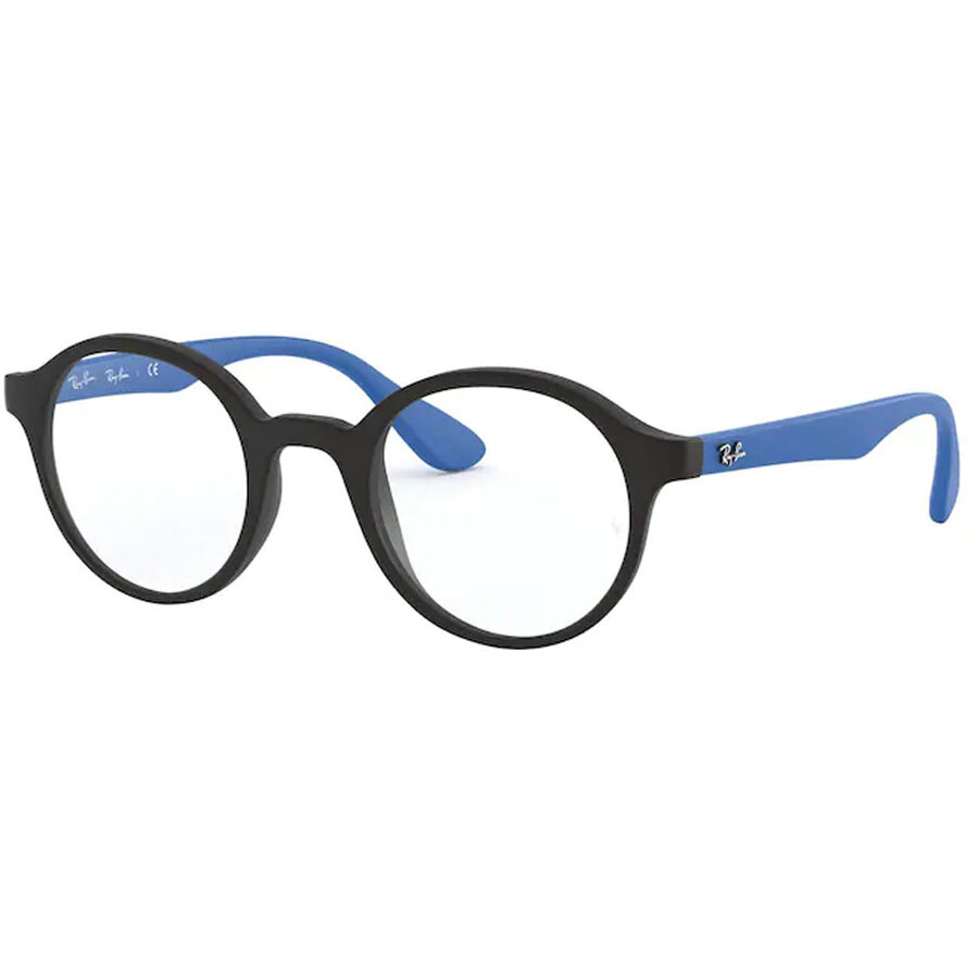 Rame ochelari de vedere copii Ray-Ban RY1561 3778 Rotunde Negre originali cu rama de Plastic cu comanda online