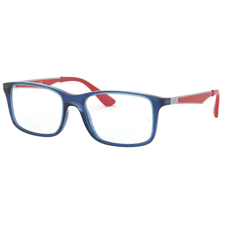 Rame ochelari de vedere copii Ray-Ban RY1570 3721 Patrate Albastre originali cu rama de Plastic cu comanda online